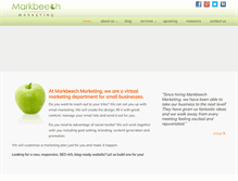 Tablet Screenshot of markbeechmarketing.com